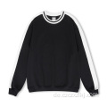 Crew Halskontrast Athleisure Paare Sweatshirt